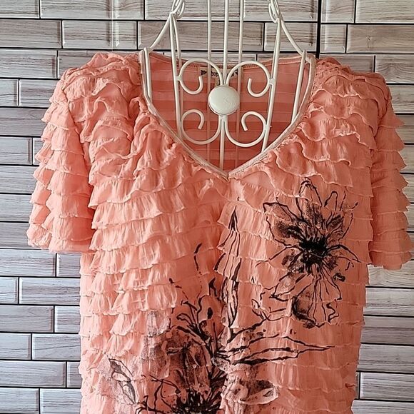 Simply Suzie blouse short sleeves Size L/P - Picture 2 of 6
